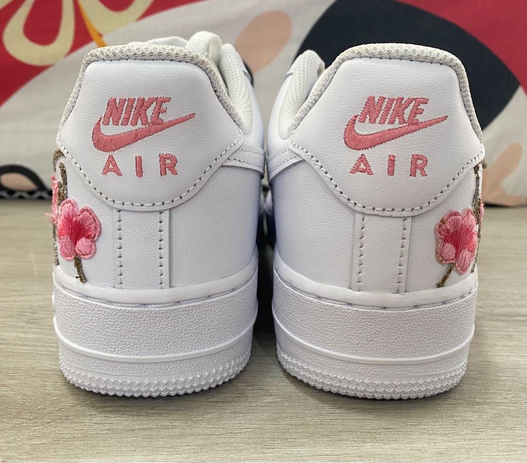 Nike air force hotsell 1 rose embroidery
