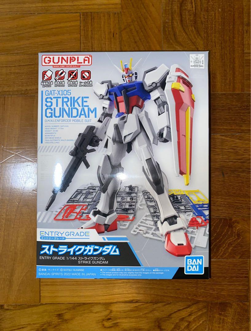 Entry Grade GAT-X105 Strike Gundam Gunpla, Hobbies & Toys, Toys & Games ...
