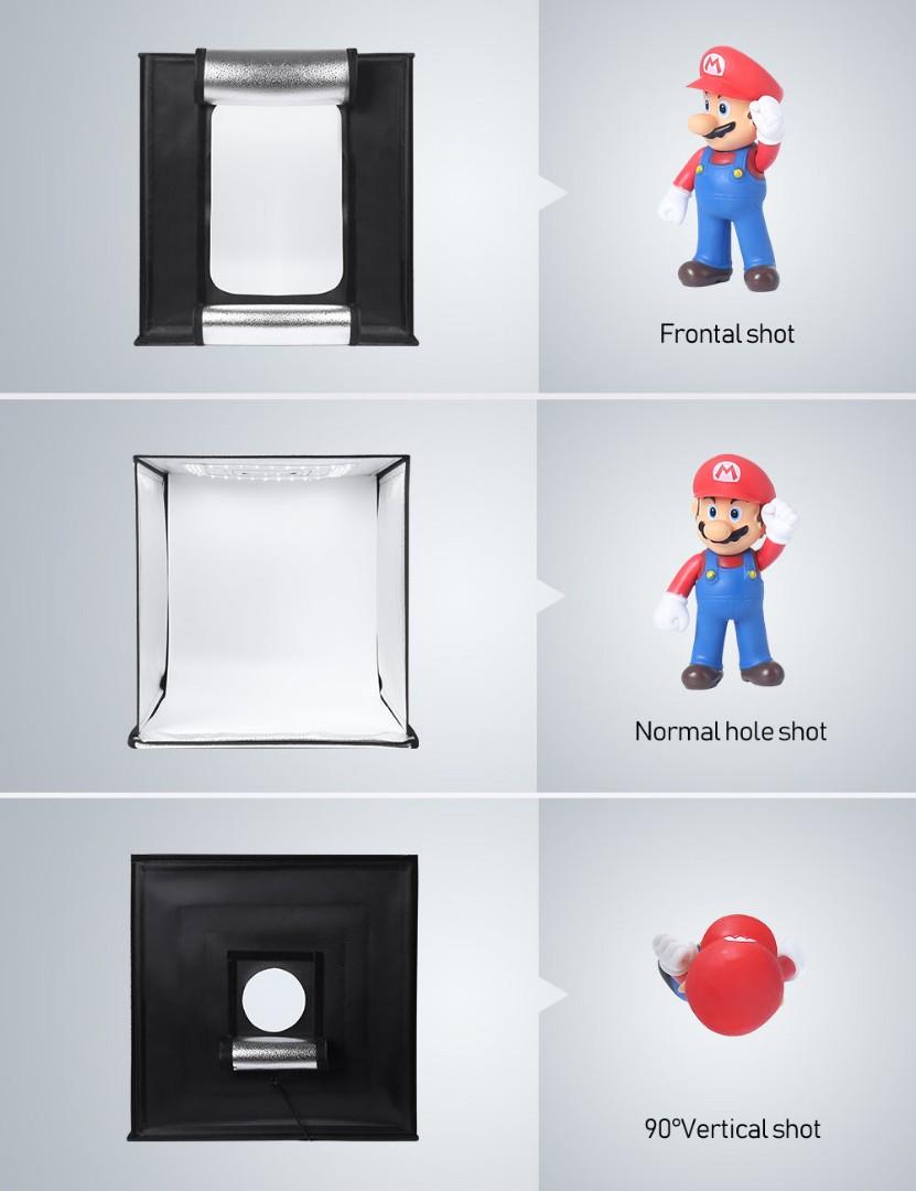 ESDDI PKLD550 Photo Studio Booth Light Box, Photography, Photography