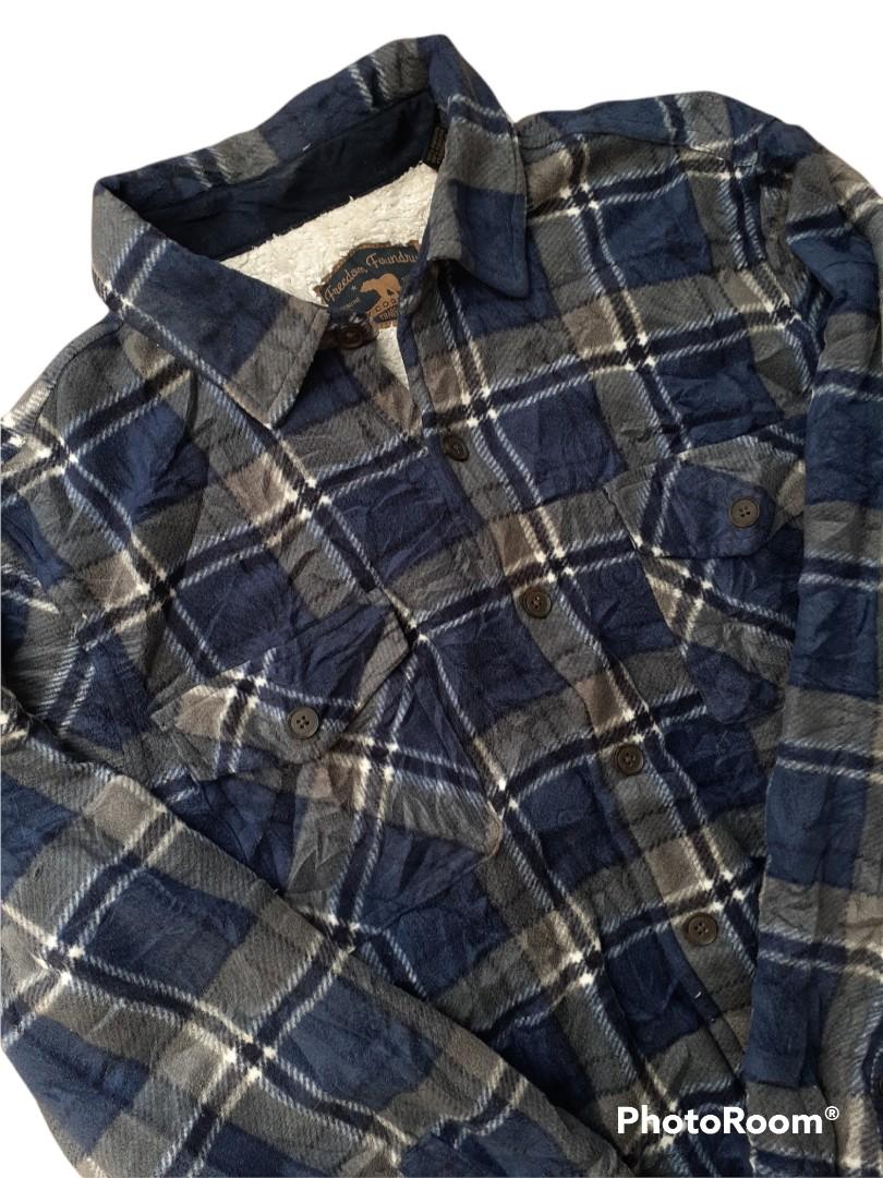 FLANNEL SHERPA JACKET BY FREEDOM 
