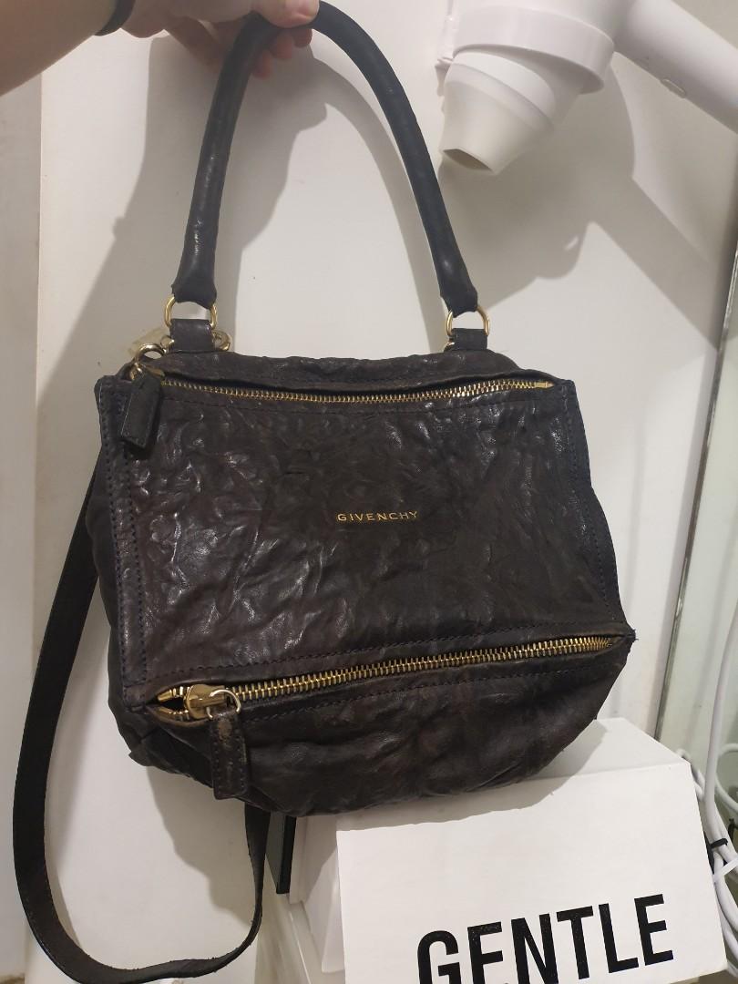Givenchy Pandora Small (Category: Luxury Bags & Wallets) located in Davao. Submitted by bagaholics. (Listing ID 1146399999, Image 1). Description: Givenchy Pandora size: small inclusion: bag and dustbag only. flaws. scuffing and signs of usage. message for more photos..
