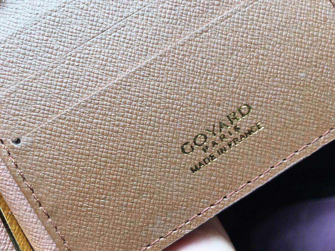 Goyard brown card holder money clip, Men's Fashion, Watches
