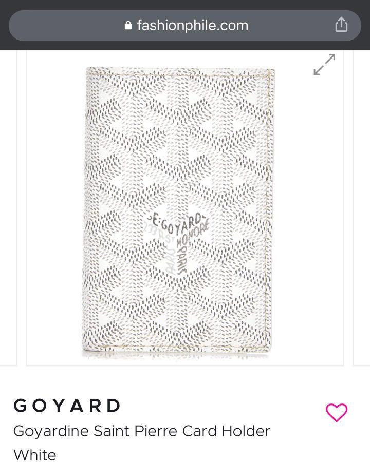 Goyard card holder st piere (Category: Luxury Bags & Wallets) located in Cavite. Submitted by rraaa32 (Listing ID 1146499846, Image 2). Description: No inclusion Dead stock Super clean SWIPE for market value now Size : same with lv pocket organizer .
