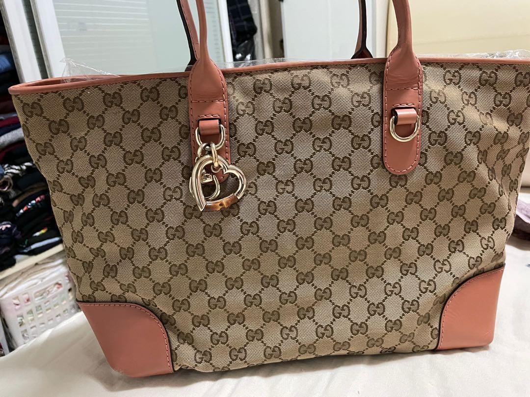 Gucci GG Fabric Canvas Tote Bag