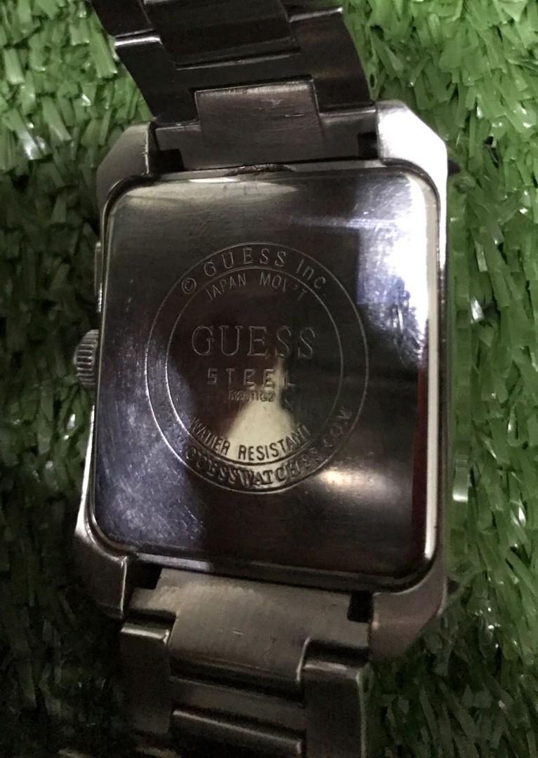 Guess Steel Chronograph japan movt Men s Fashion Watches
