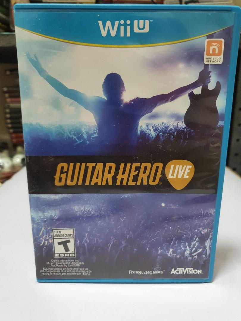 Guitar Hero (Nintendo Wii U, Us) (Category: Nintendo) located in Quezon City. Submitted by itemsforadoption (Listing ID 1146435112, Image 1). Description: Rfs: Its 2022! Happy New Year everyone. Now is a time to be joyous and declutter. And I'm doing just that this season. If you're interested in a game, I'm also will to accept trade in like trading old games for a newer one. Just send a message my way Guitar Hero for the Wii U. Cute game about y