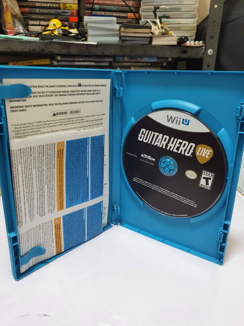Guitar Hero (Nintendo Wii U, Us) (Category: Nintendo) located in Quezon City. Submitted by itemsforadoption (Listing ID 1146435112, Image 3). Description: Rfs: Its 2022! Happy New Year everyone. Now is a time to be joyous and declutter. And I'm doing just that this season. If you're interested in a game, I'm also will to accept trade in like trading old games for a newer one. Just send a message my way Guitar Hero for the Wii U. Cute game about y