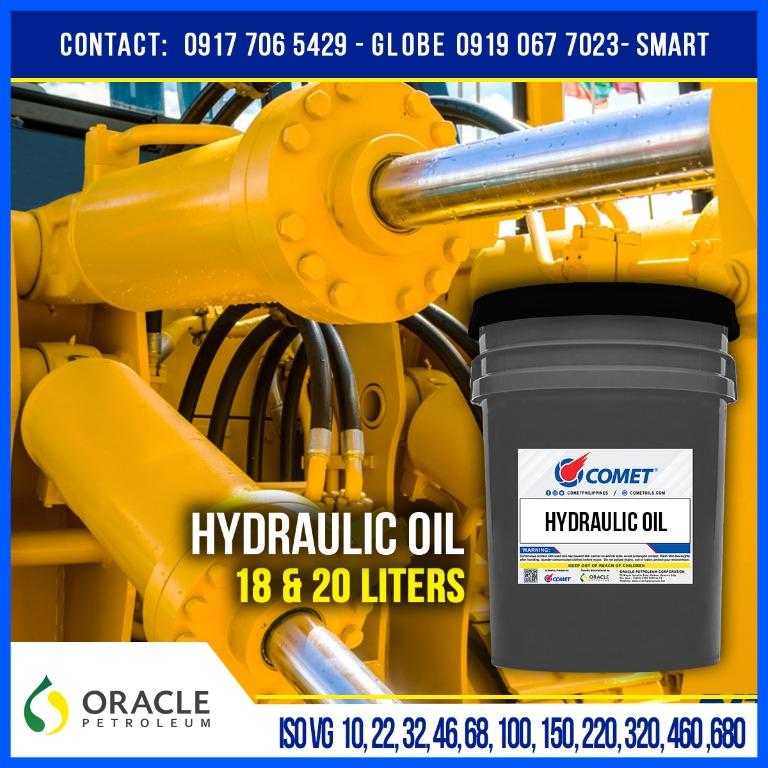 Hydraulic Oil ISO VG 10 22 32 46 68 100 150 220 320 460 PAIL 18L, Car