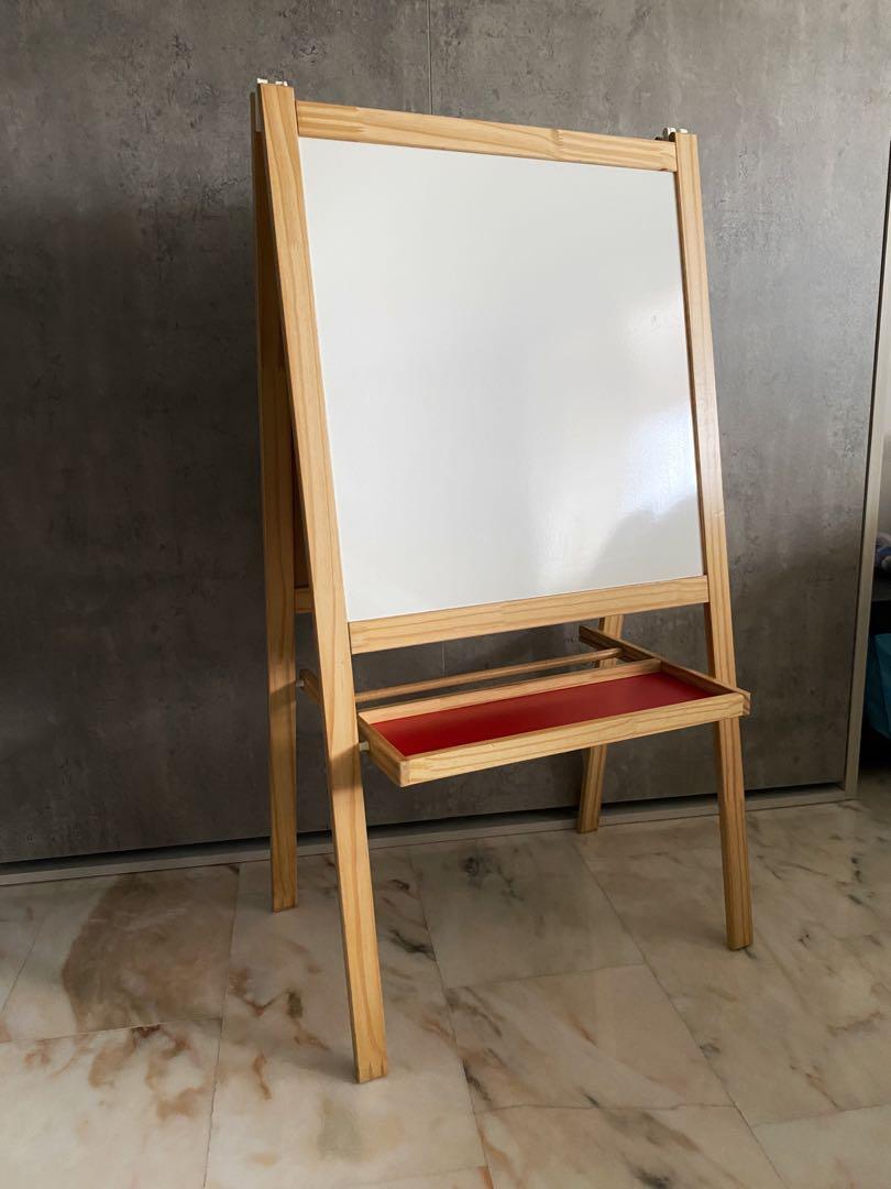 IKEA MALA Easel whiteboard blackboard, Babies & Kids, Baby Nursery