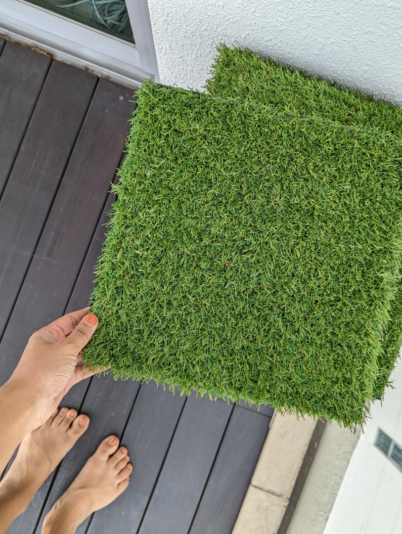 IKEA Runnen Grass Floor Decking, Furniture & Home Living, Home Decor