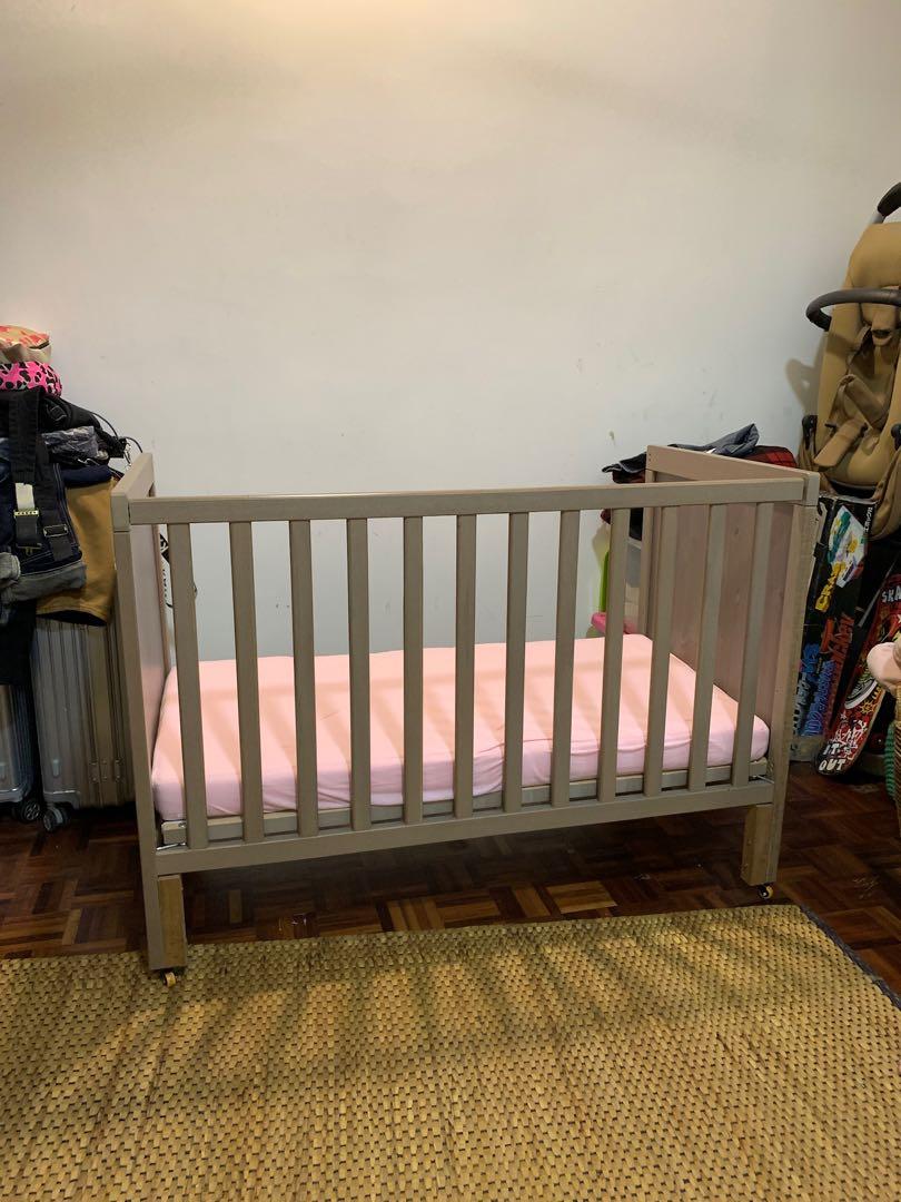 Ikea cot grey deals