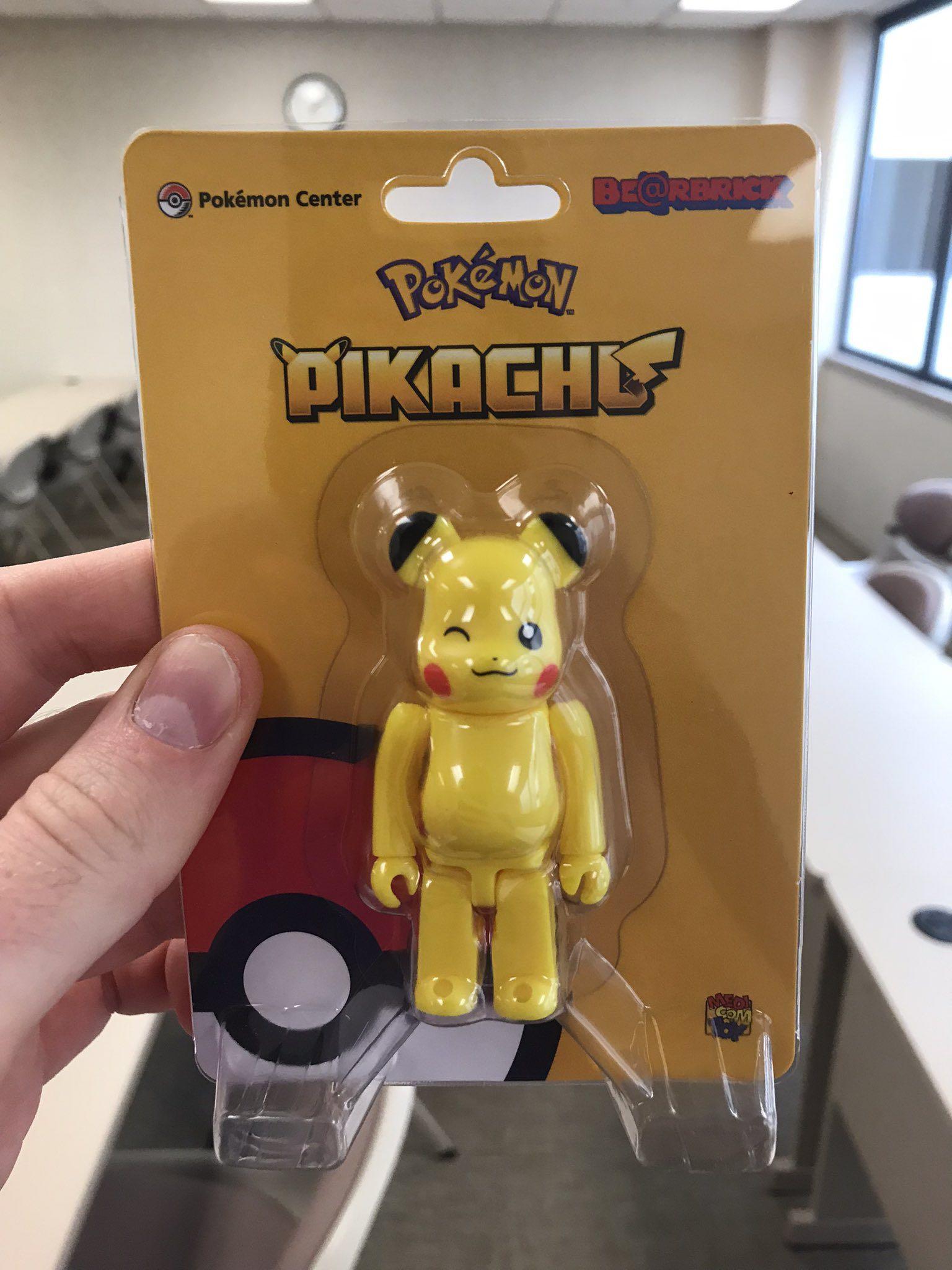 Bearbrick Pikachu 100% Medicom Pokemon Center Exclusive