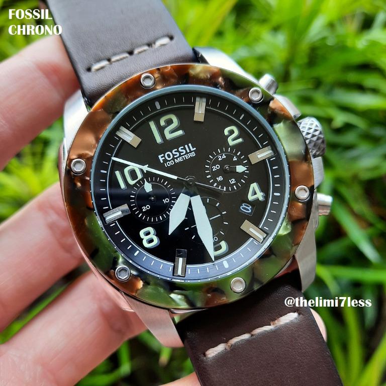 Jam tangan fossil chronograph shop