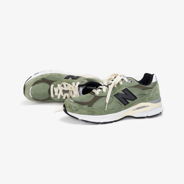 JJJJound New Balance Olive, Men's Fashion, Footwear, Sneakers on