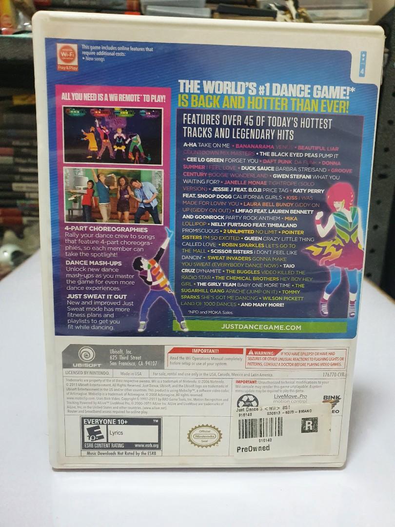 Just Dance 3 (Nintendo Wii , Us) (Category: Nintendo) located in Quezon City. Submitted by itemsforadoption (Listing ID 1146438054, Image 2). Description: Rfs: Its 2022! Happy New Year everyone. Now is a time to be joyous and declutter. And I'm doing just that this season. If you're interested in a game, I'm also will to accept trade in like trading old games for a newer one. Just send a message my way Just Dance 3 for the Wii. Cute game about yo