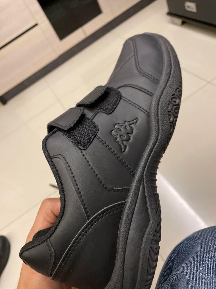 Kappa Black School Shoes Men s Fashion Footwear Shoe inserts accessories on Carousell
