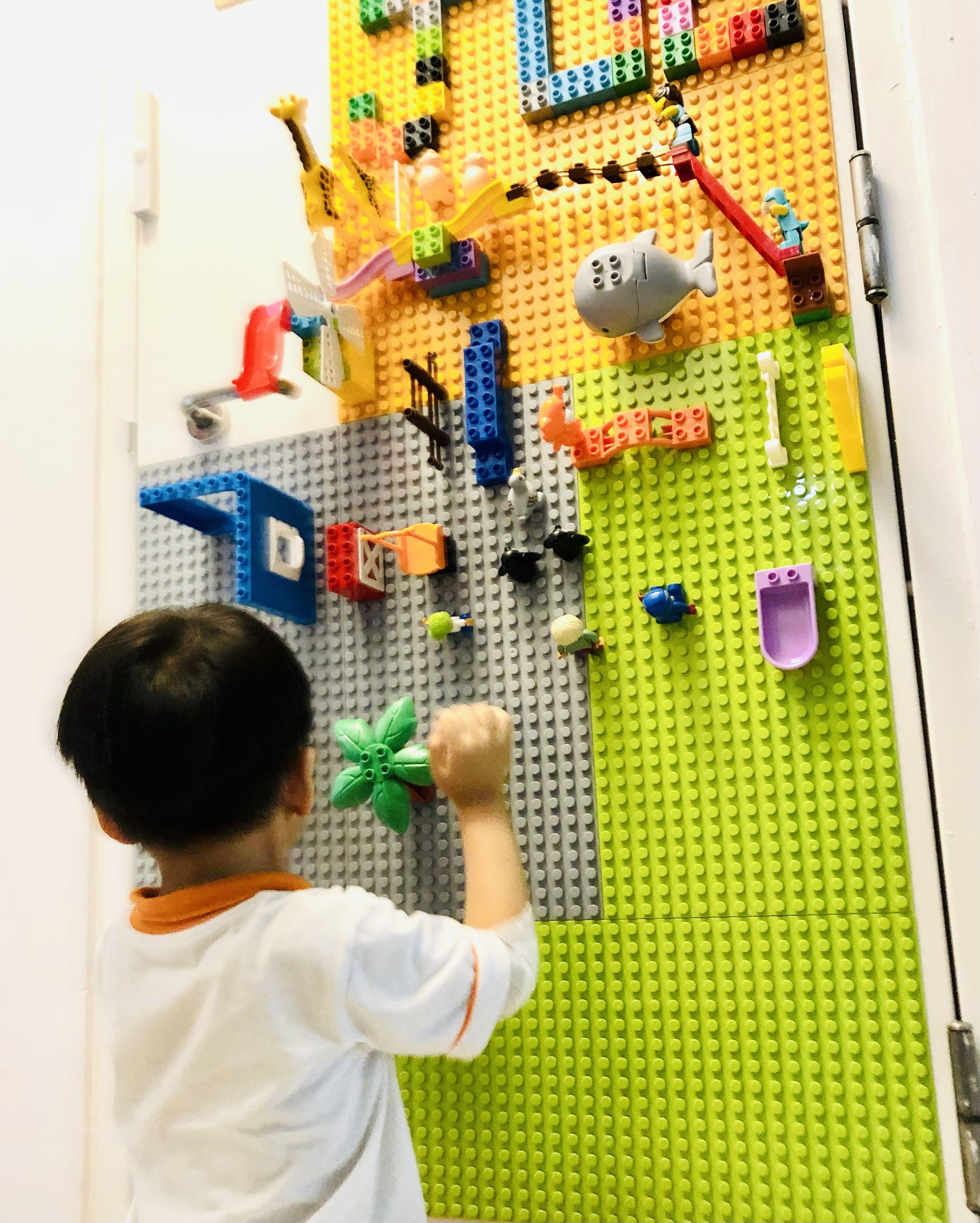 lego baseplate wall