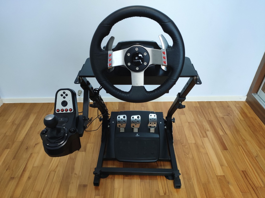 Logitech G27 PC Steering Wheel & Stand, Video Gaming, Gaming