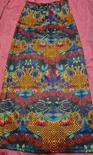 Long pencil skirt