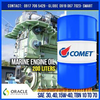 Marine Engine Oil SAE 30 and 40 DRUM 200L COMET