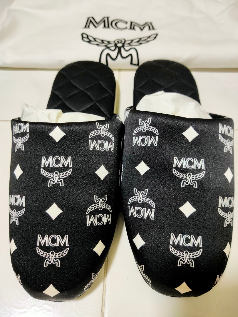 Mcm slippers cheap