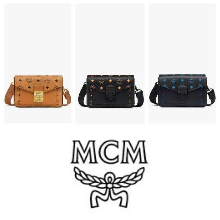 MCM Cognac Small Millie Visetos Crossbody Bag, Best Price and Reviews