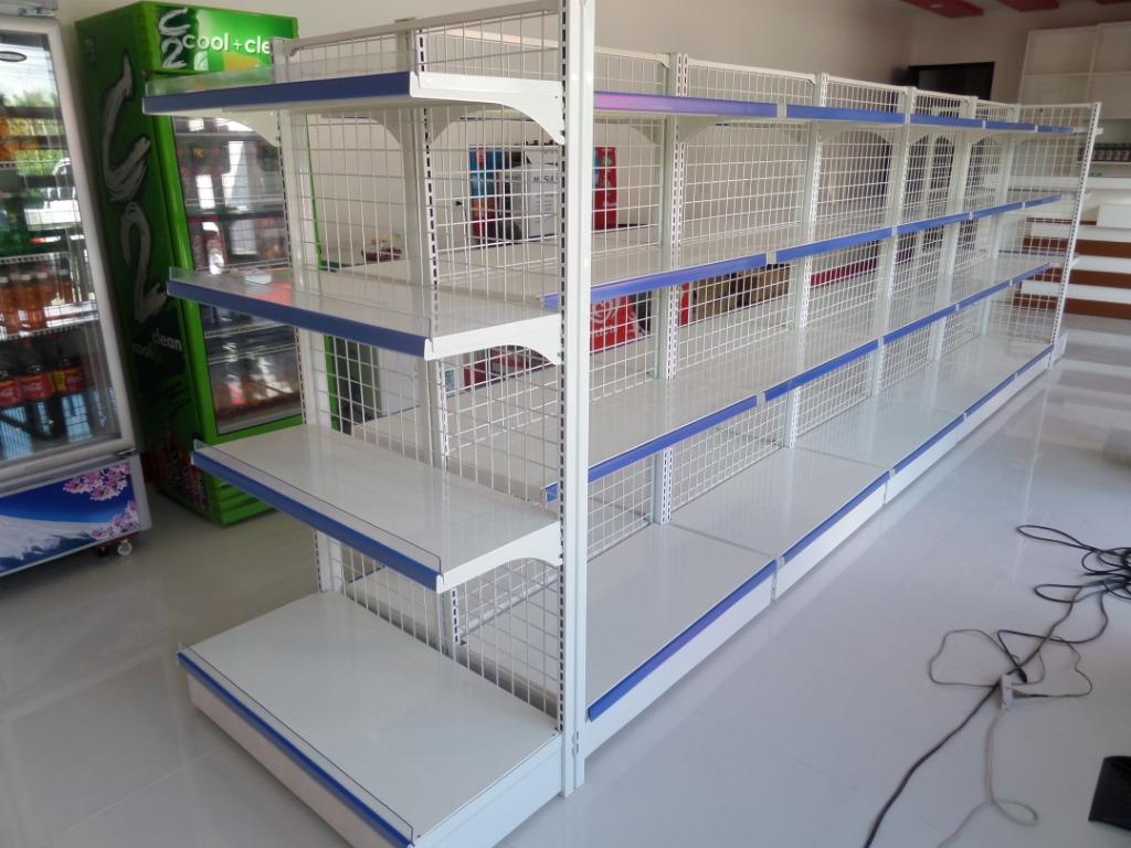 Mesh Type Gondola Racks, Furniture & Home Living, Furniture, Shelves ...