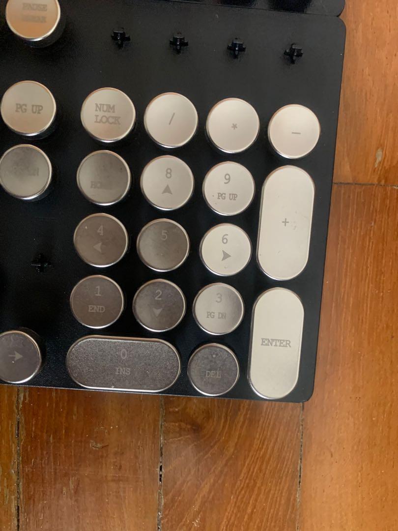 Metal Typewriter Circular Keycaps, Computers & Tech, Parts