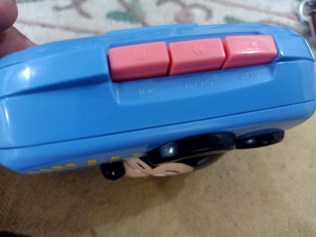 Mickey mouse cassette tape player (Category: Portable Music Players) located in Las Pinas. Submitted by quick_deals_great_finds2 (Listing ID 1146509083, Image 2). Description: Good working condition.