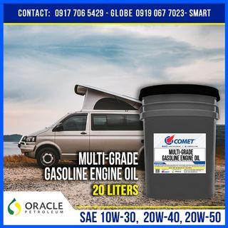 Multi Grade Gasoline Engine Oil 20W40 20W50 PAIL 20L