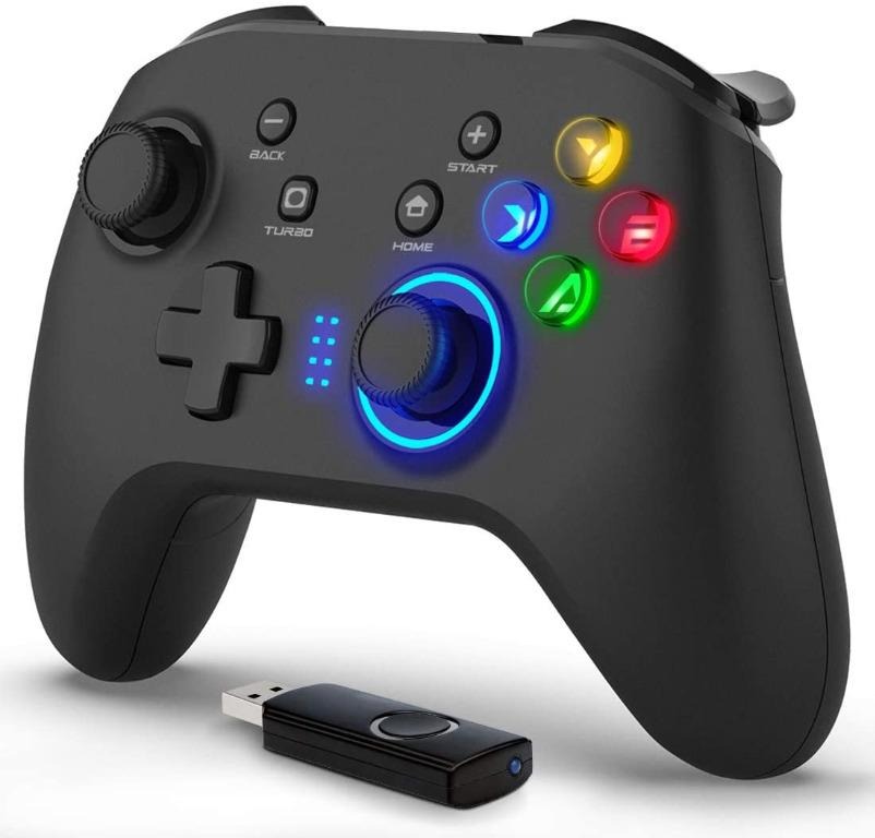  D8 Game Controller for iPhone iPad mini iOS MFi Android, Phone  Tablet Wireless Gaming Controller Bluetooth Gamepad for PC Switch Xbox PS4  (not PS5), Hall Effects Joysticks with Linear Trigger 