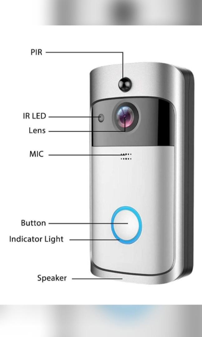 (NEW) Video Doorbell V5 WITH battery, TV & Home Appliances, Other Home
