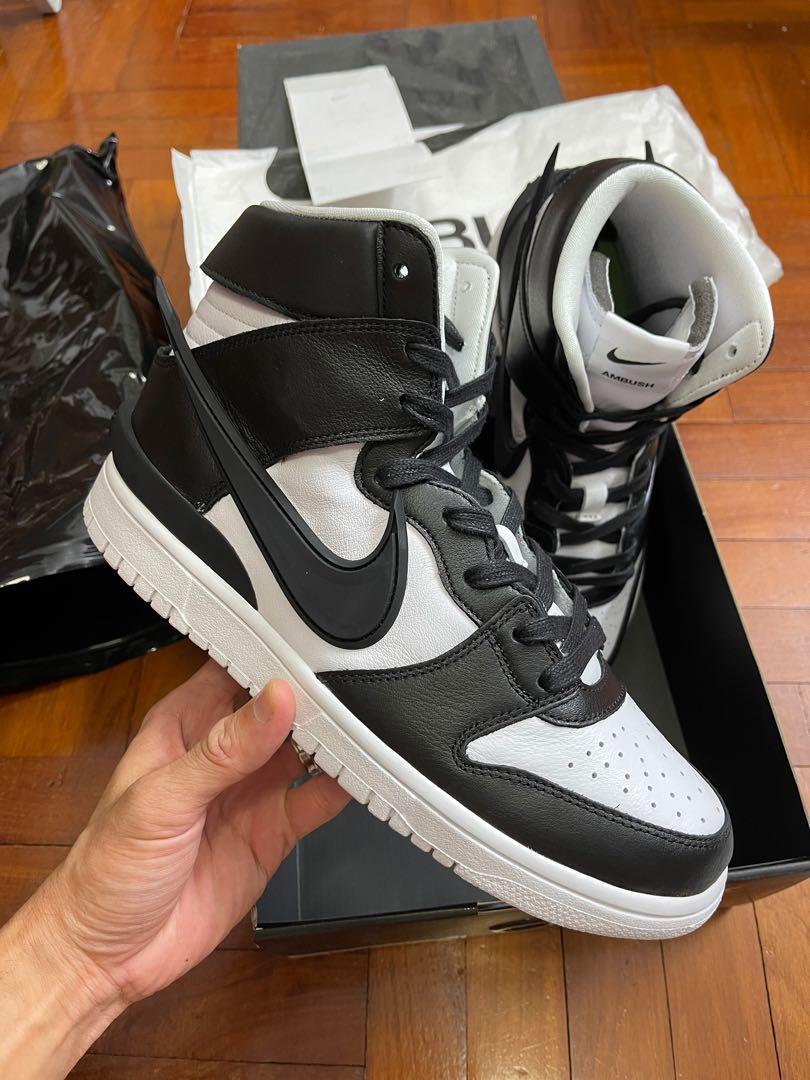 nike dunk ambush black white