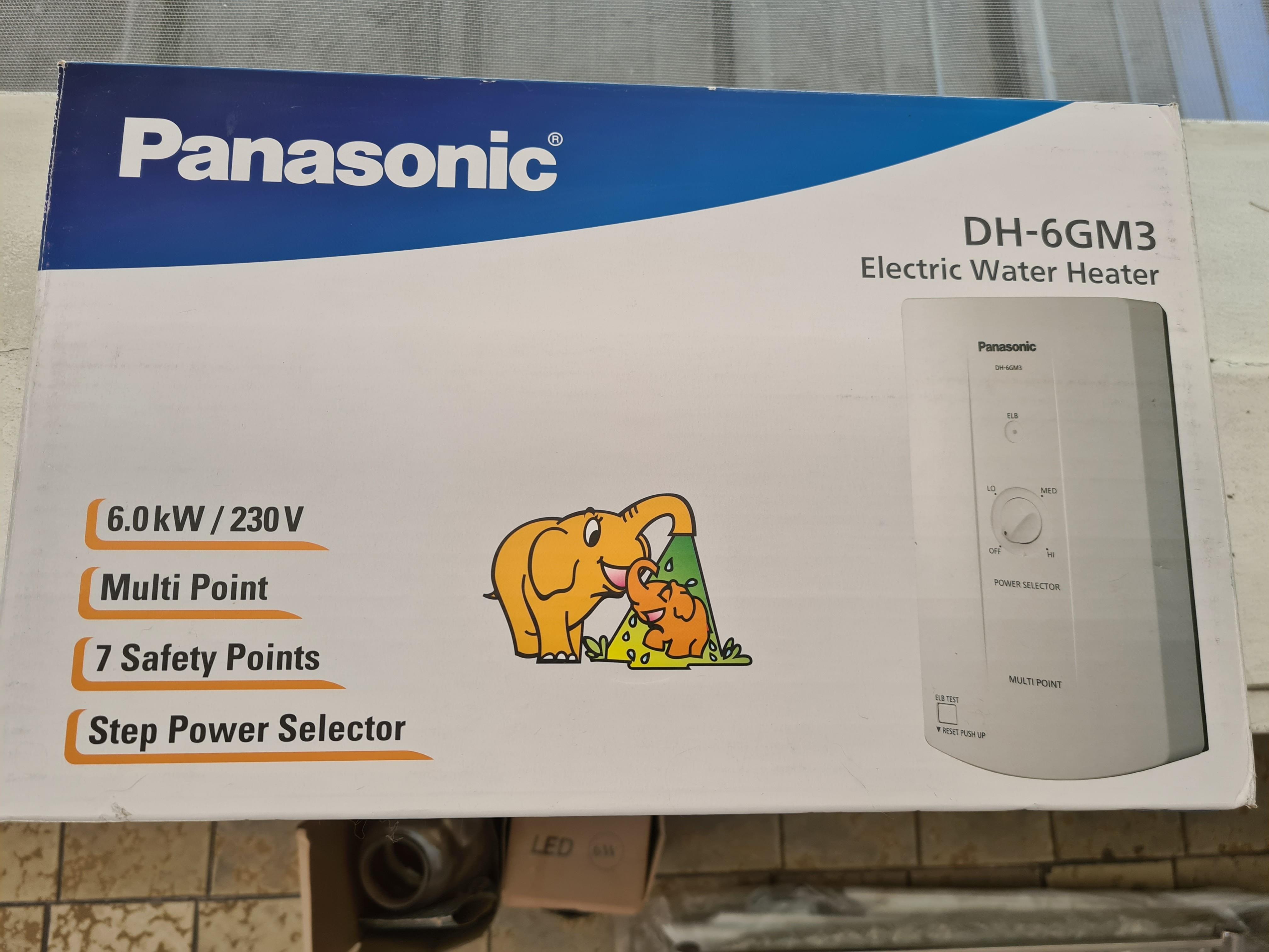 Panasonic Multipoint Water Heater (brand new, still sealed and boxed, from WILCON with reciept