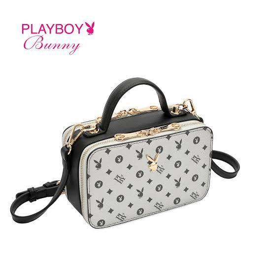 Playboy Bunny Ladies Monogram Sling Bag Cora –