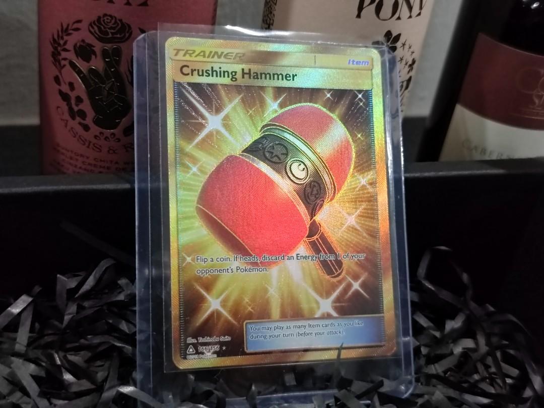 Pokemon Card Crushing Hammer Secret Rare, Hobbies & Toys, Toys & Games