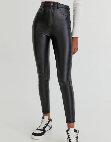 Pull and bear leather pants outlet