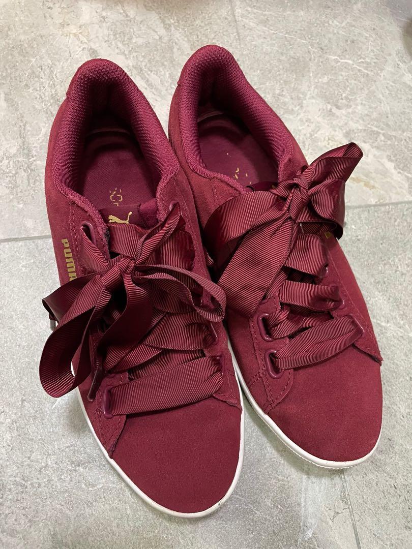 Puma on sale ribbon red