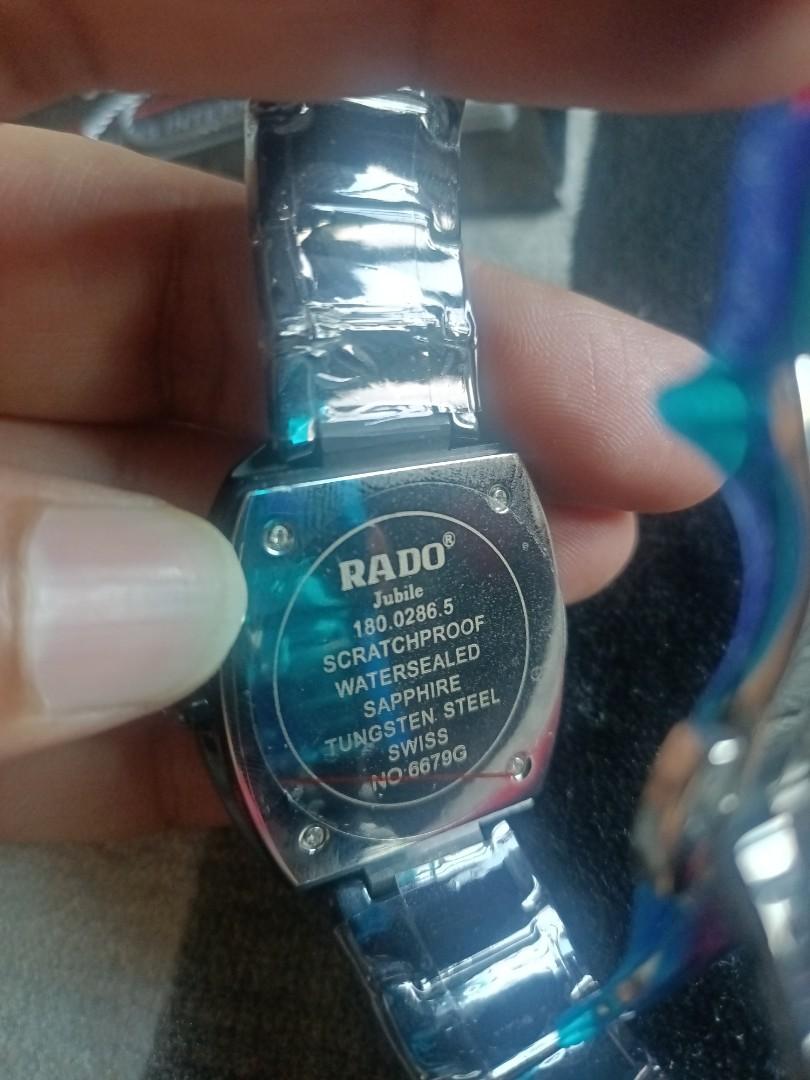 Rado jubile scratchproof watersealed sapphire shop