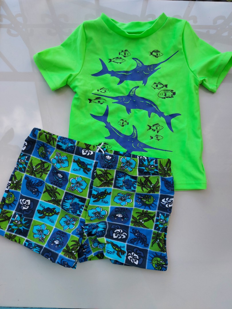 Rash guard for boys, Babies & Kids, Babies & Kids Fashion on Carousell