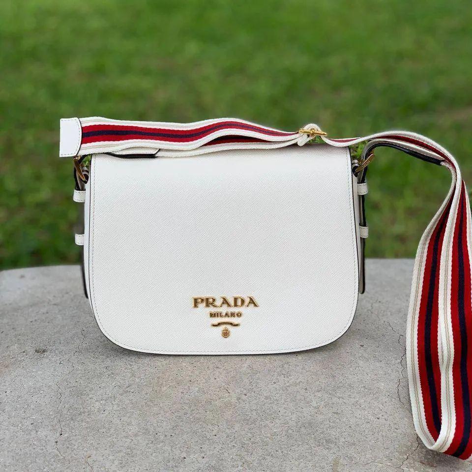 READY STOCK PRADA SAFFIANO BIANCO 1BD192