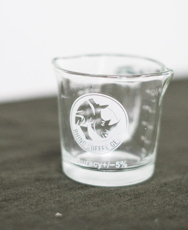 Rhino Coffee Gear [Rhinowares] 3 oz. Dual-spouted Shot Glasses(s