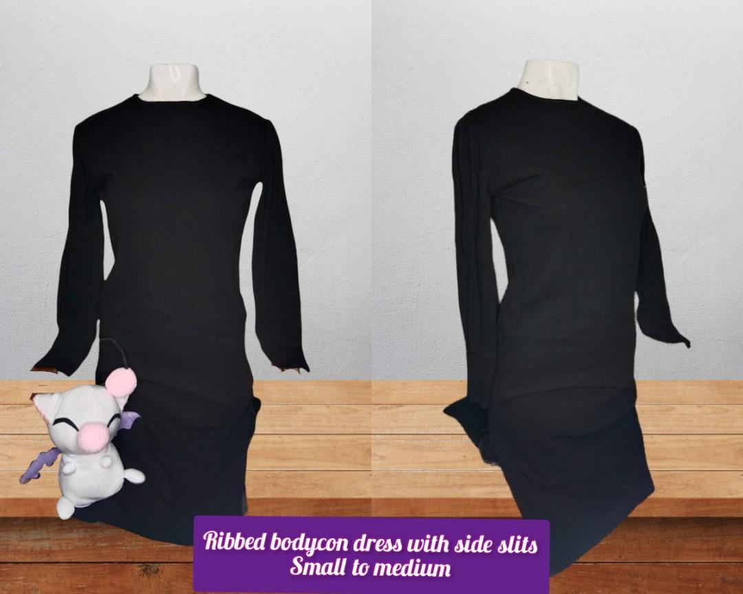 Ribbed bodycon dress with side slits (Category: Dresses) located in Baguio. Submitted by chloevalor (Listing ID 1146531058, Image 1). Description: .