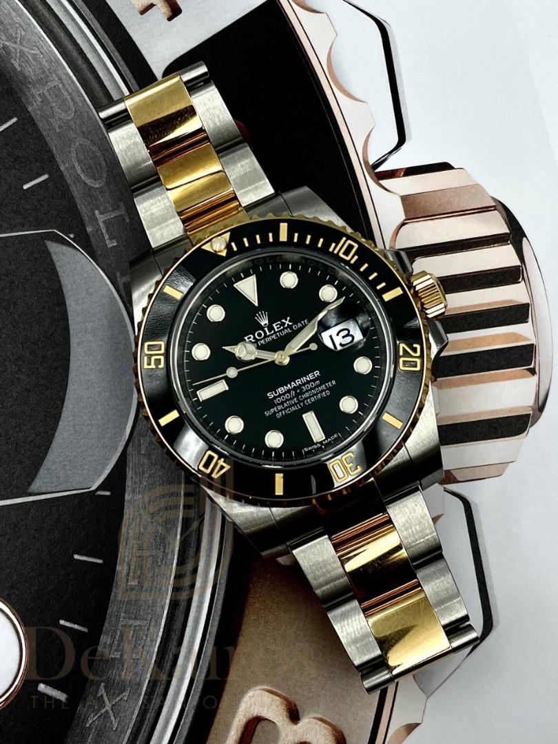 Rolex 116613 best sale black