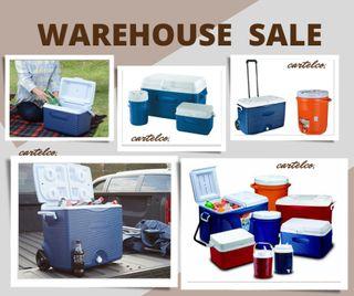 RUBBERMAID USA COOLER WHEELED. BIG COOLER .COOLER JUG. HEAVY DUTY COOLER. OUTDOOR COOLER. ICE COOLER STORAGE . WAREHOUSE SALE!! MESSAGE US! SIZES: SMALL TO BIG SIZES AVAILABLE. NON WHEELED AND WHEELED COOLER