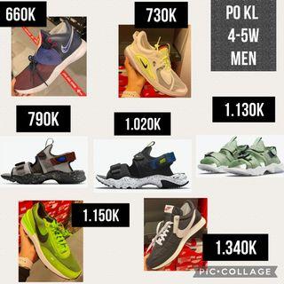 Sendal, Sepatu NIKE. Po KL