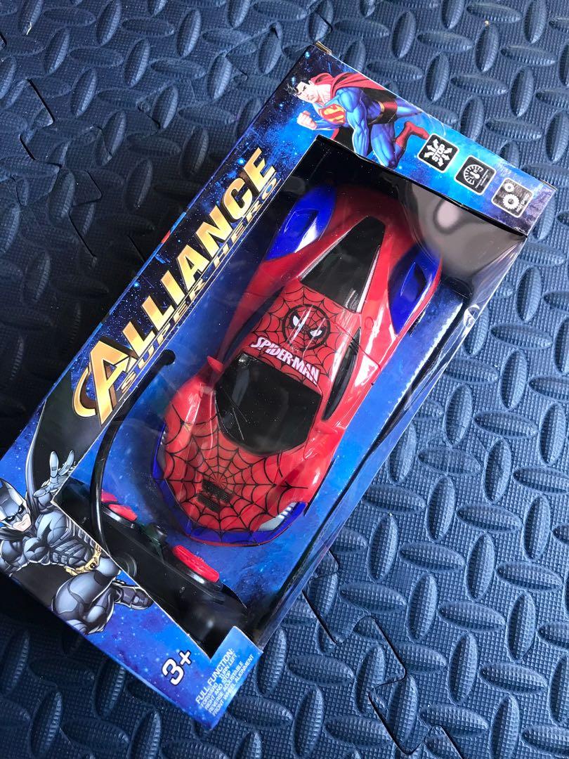 Spiderman Remote Control Car, Hobbies & Toys, Toys & Games on Carousell