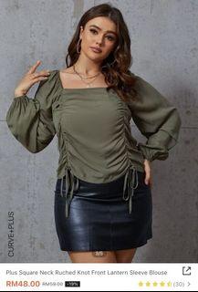 Square neck top