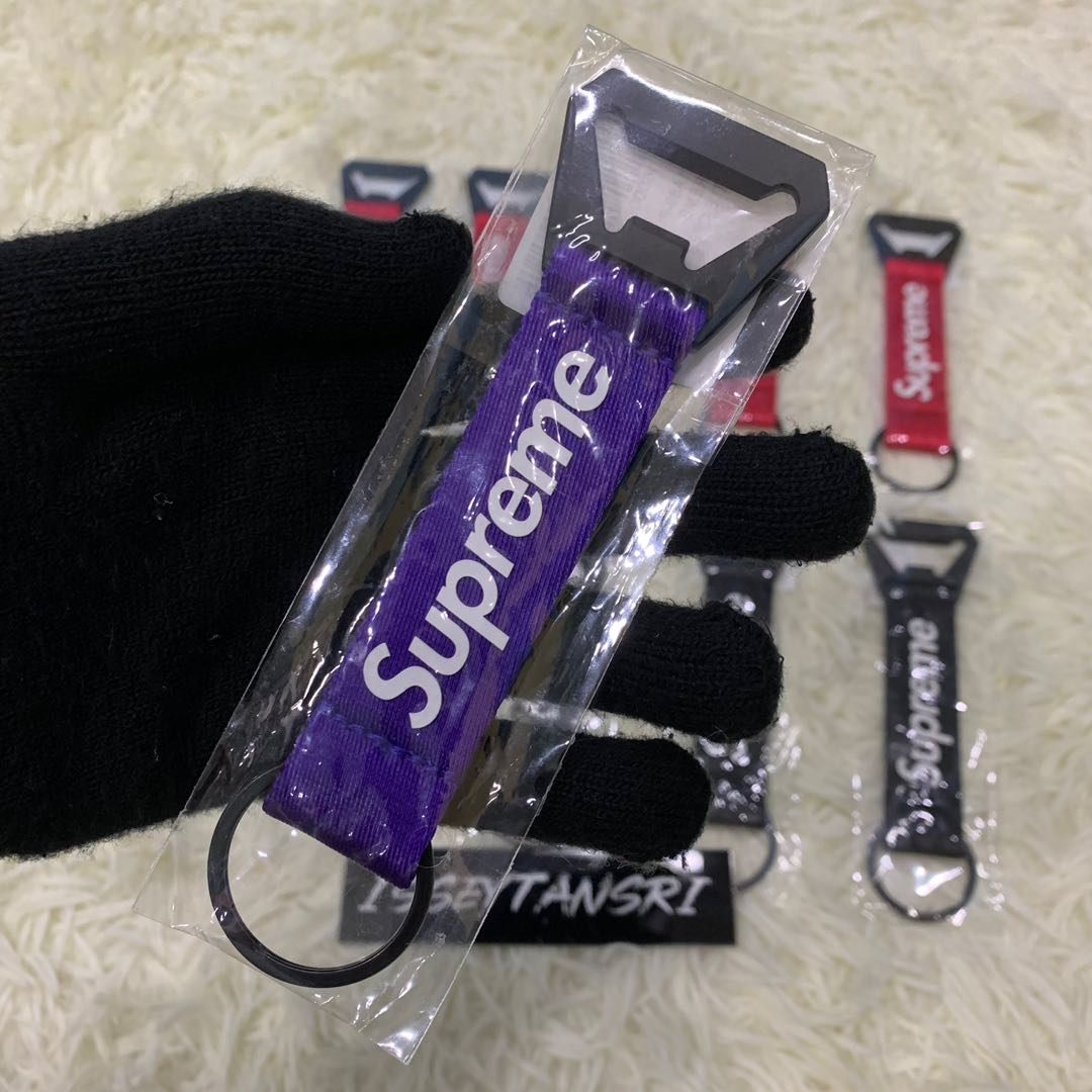 SALE10%OFF Supreme Bottle Opener Webbing Keychain 紫 - メンズ