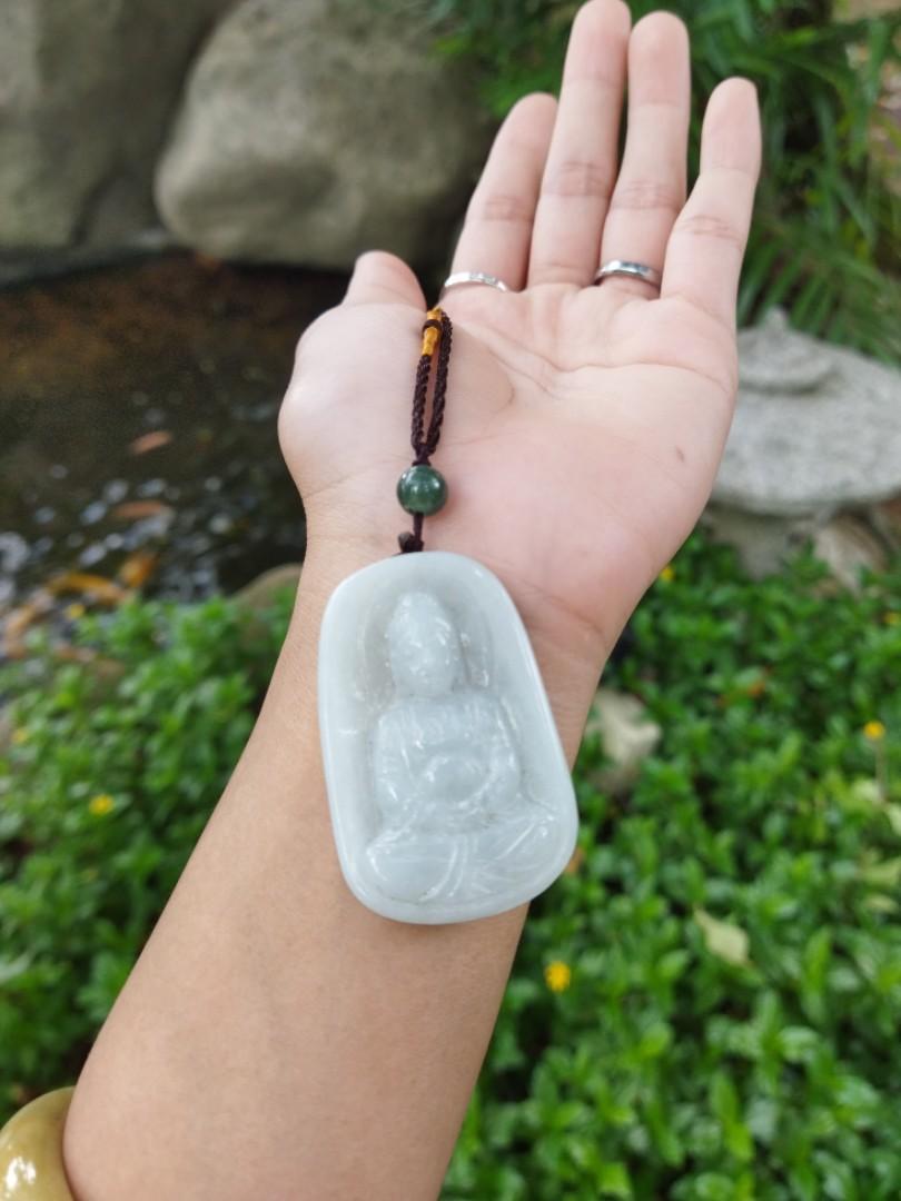 White hot sale buddha chain